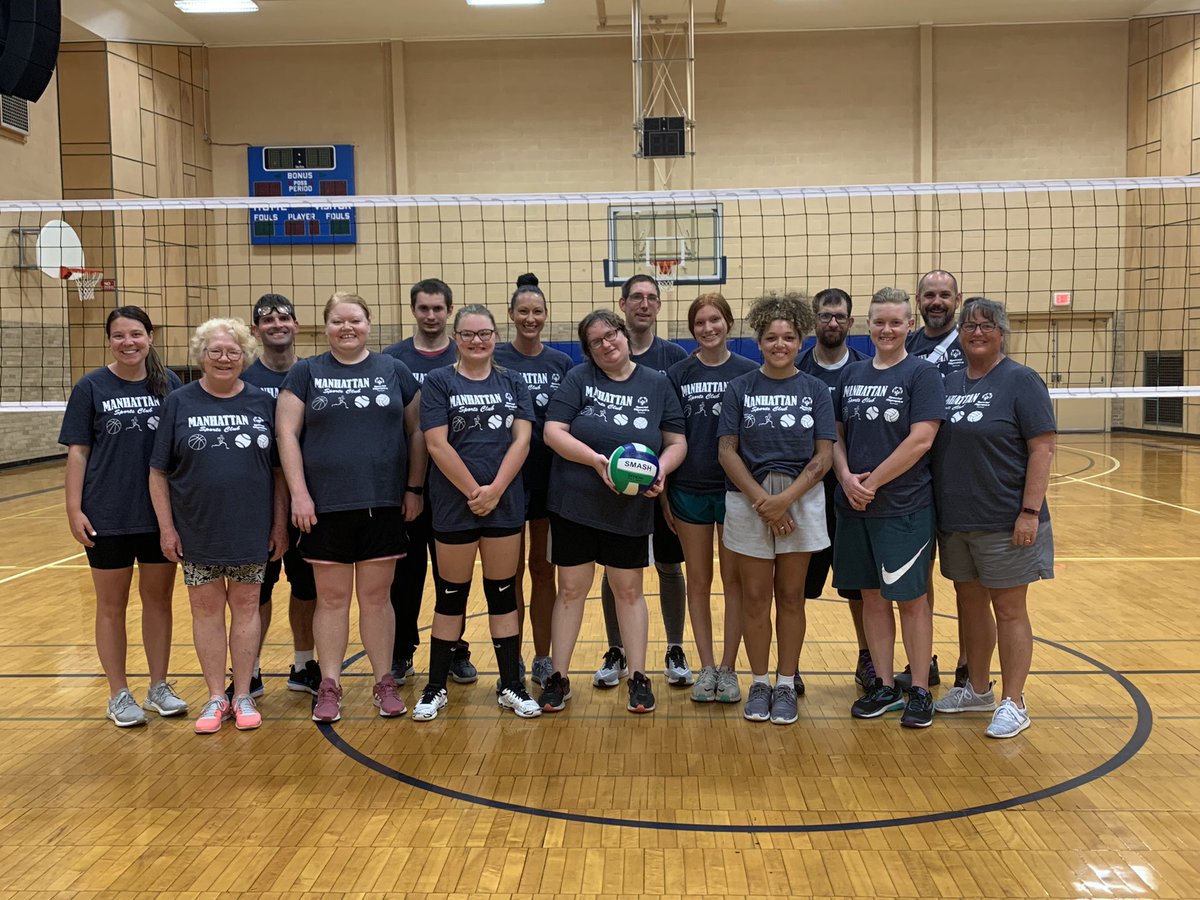 SOmanhattan's tweet photo. 1st practice down for Team KS Unified Volleyball! This amazing group will be competing at the 2022 Special Olympics USA Games in Orlando next summer. Each player must raise $1,000 to compete. Check out the link in our bio to donate, and stay tuned for other ways you can support! https://t.co/LipZEvsvMG