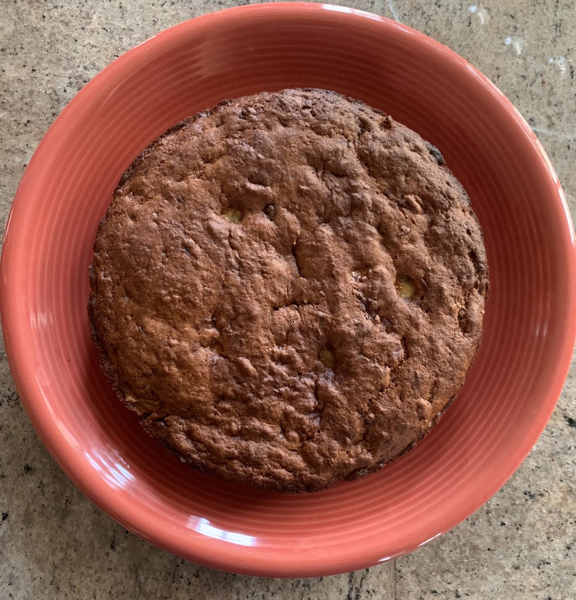 Banana Chocolate Chip Breakfast Cake. #banana #cake #breakfast