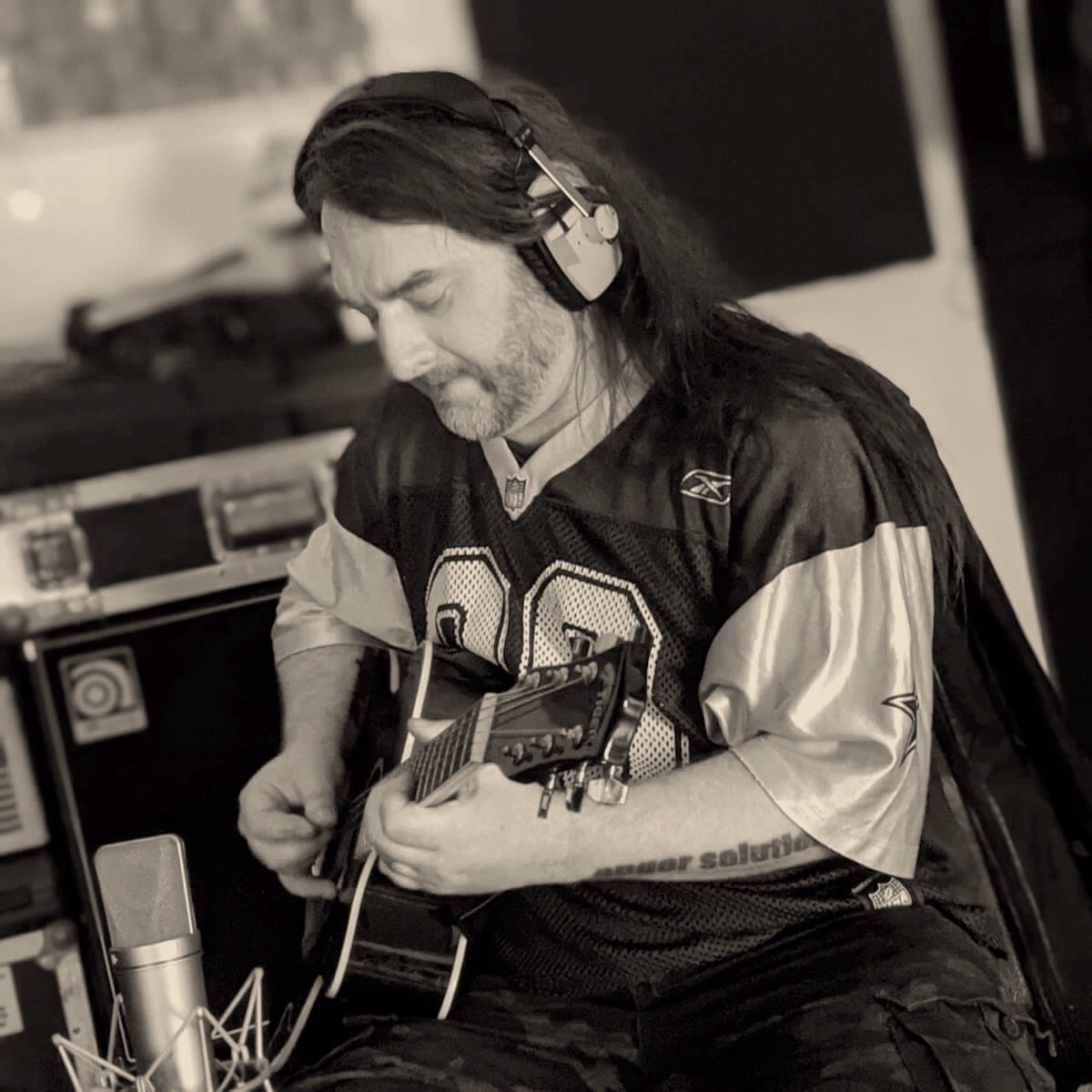 Nick J Townsend of British band WEAK13 laying down guitars on final day of recording sessions at FrEQ Audio Recordings in Coventry for the much anticipated forthcoming double album. 

#weak13 #recordingstudio #recording #recordingartist #coventry #acousticguitar #musician