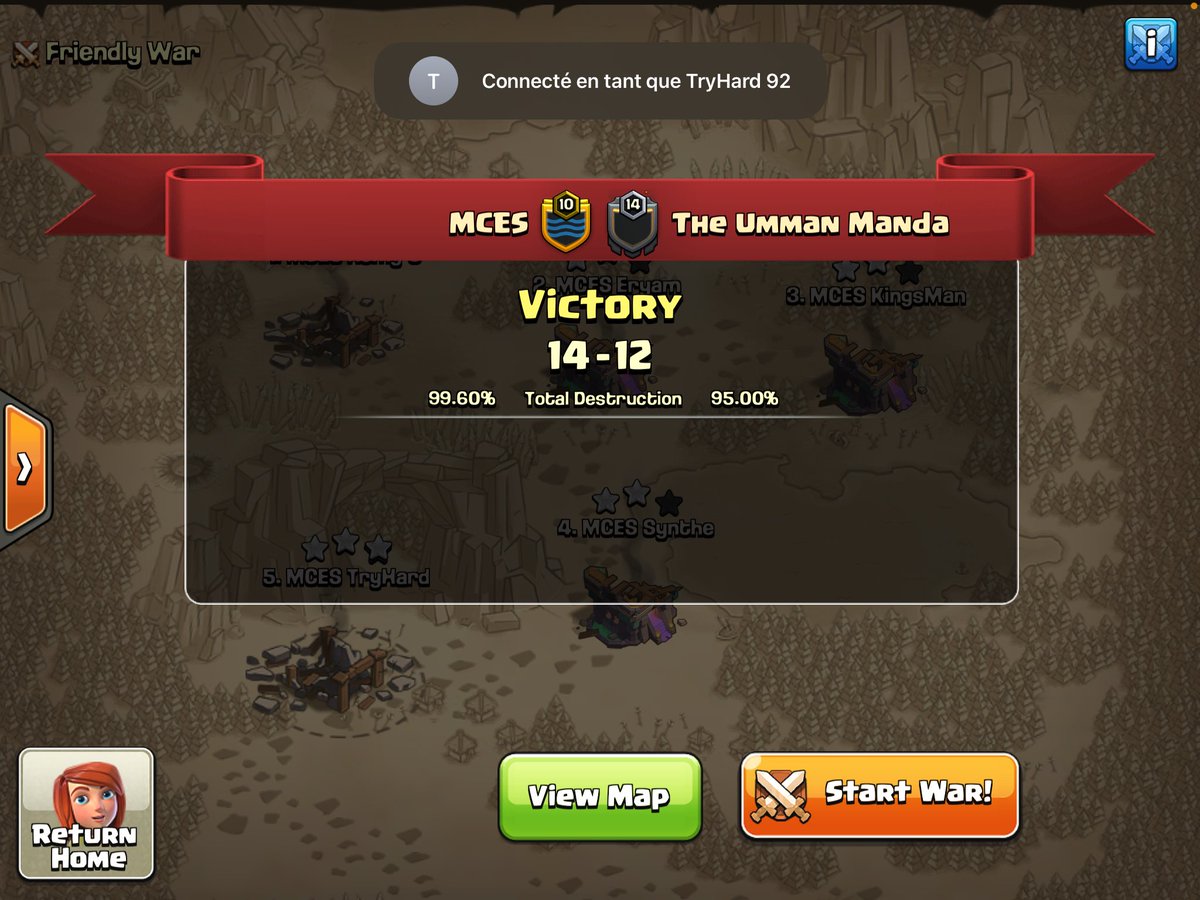 TryHardvw's tweet photo. 🏆 Let’s gooo 🏆

Solid wins on @GlobalClashCup Final 💪
Against @TheUmmanManda 👏

#MCESpower https://t.co/9jpwQtBMAf