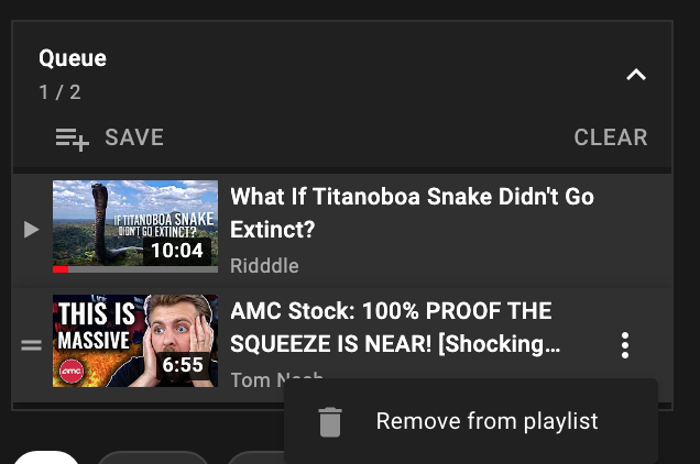 ZakTheButcher's tweet photo. Some UX meeting at @YouTube:  You know what's too easy for people to do?  Delete videos from their queue!  Let's replace the one-click experience with a two-click experience that hides a single option inside a menu! https://t.co/CRRPWI2aHk