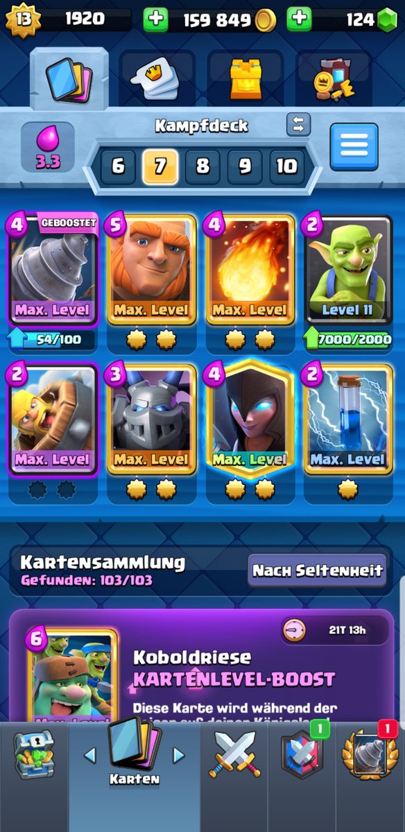 clashwithcb1's tweet photo. Just got 12W with this deck 😍
Created it by my self https://t.co/TigFtWY5pq