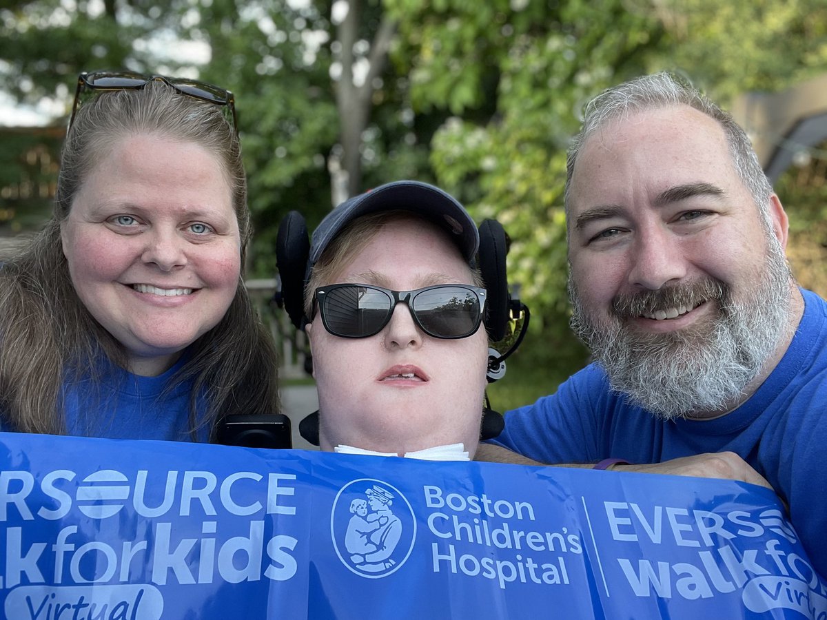mtmwarriormom's tweet photo. Will’s Team for the #BeggsLab doing the 2021 #WalkForBCH 16 years Strong #BostonStrong #ResearchOn #StrongWill #Myotubular #Myopathy #XLMTM https://t.co/LBbLSD88Tk