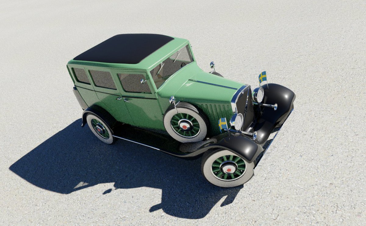 RealRobinMik's tweet image. a 3D model of a @volvocars PV654 from the 1930s! I started on this model last year, but only recently finished it and brought it all together. By the time it is finished, it will be compatible with Unreal Engine! 
#3D #Art #blender #indiedev