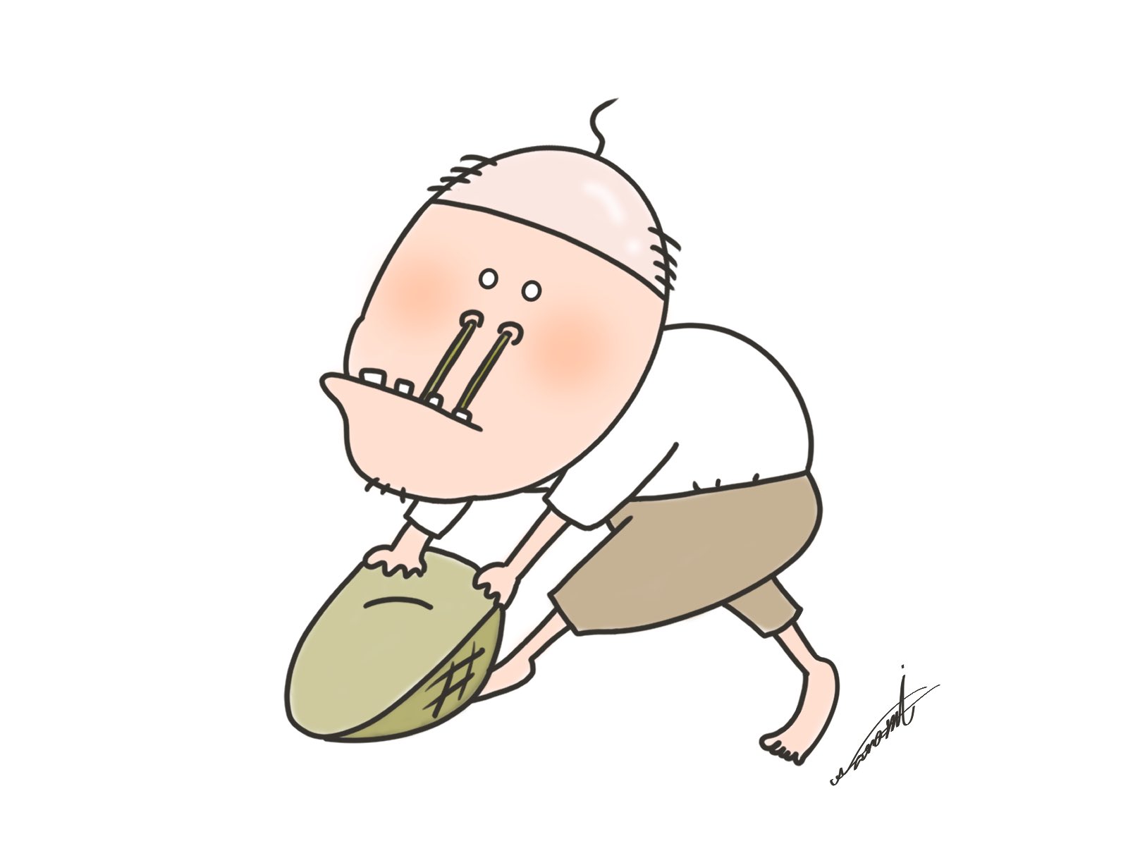 Nanami おやじ イラスト オリジナル おやじ 一日一絵 Clipstudio T Co Hgned3yt Twitter