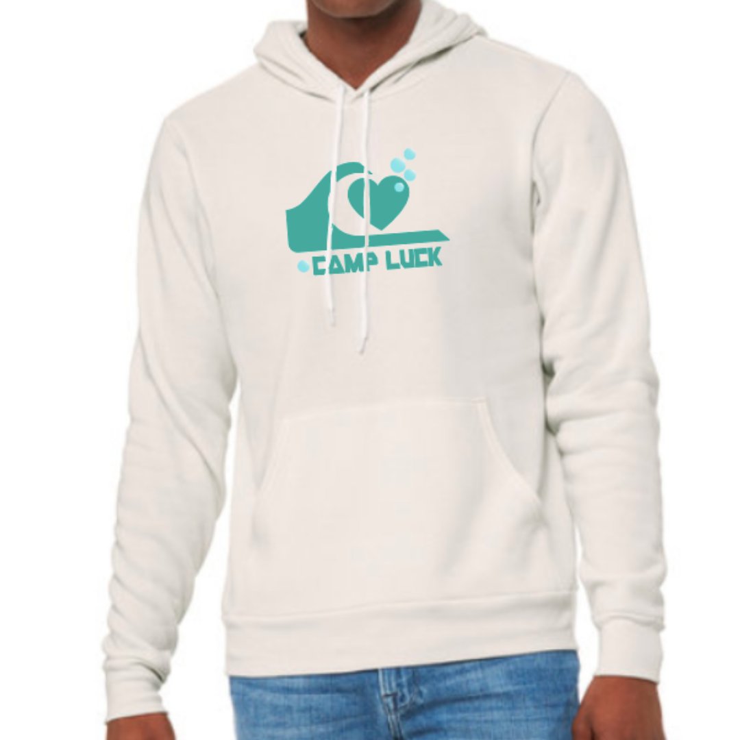 CampLUCK1's tweet photo. Need something a little warmer for those cool summer nights? Check out this #CampLUCK hoodie. 😍 Later this week, we'll be releasing some merchandise––including this hoodie! Keep an eye out for the announcement! 👀 https://t.co/sZpYn6v3bF