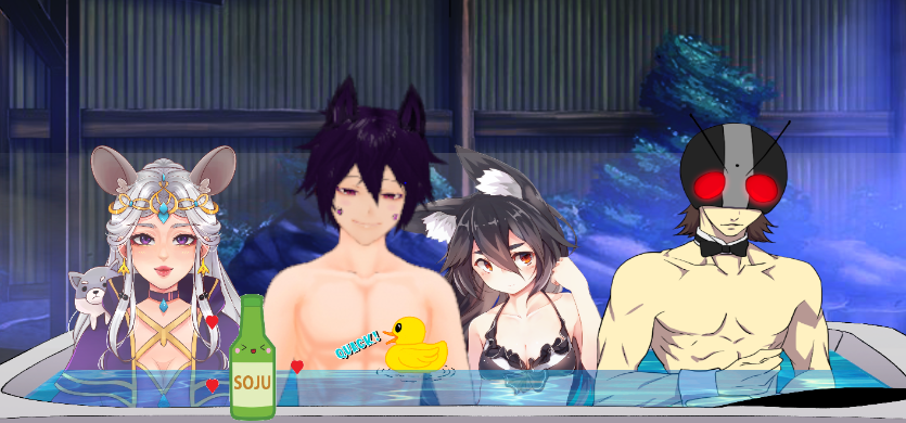 Omg! Look who is join the HotTub! Now It become Vtuber HotTub Party! UwU  #MyVT  #VTuberEN