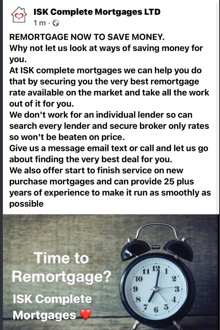 ISK Complete Mortgages ltd tweet media