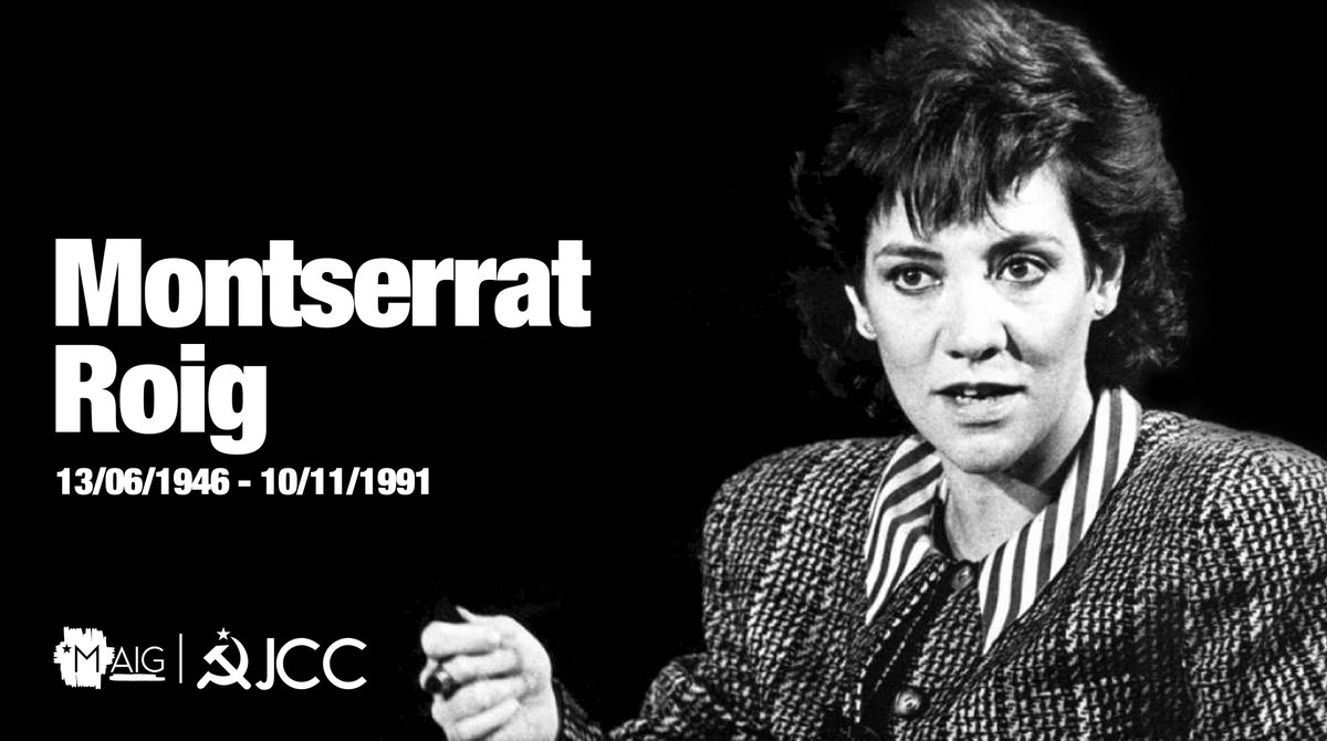 jcc_cat's tweet photo. 🔴 #TalDiaComAvui de 1946 naixia Montserrat Roig.

Reconeguda com una de les millors escriptores en català, fou militant del PSUC i destacà en el seu compromís feminista, antifeixista i catalanista.

Fil!👇 https://t.co/zjYT2LxgVo