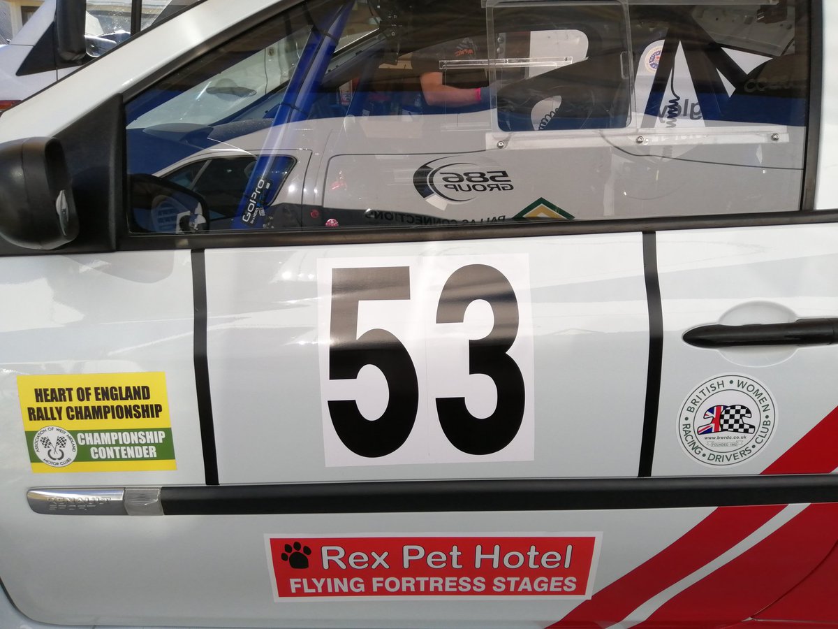 teamlunicorn's tweet photo. It's game on! Final check of the car... #rally #flyingfortress https://t.co/2i5cBxwlaO