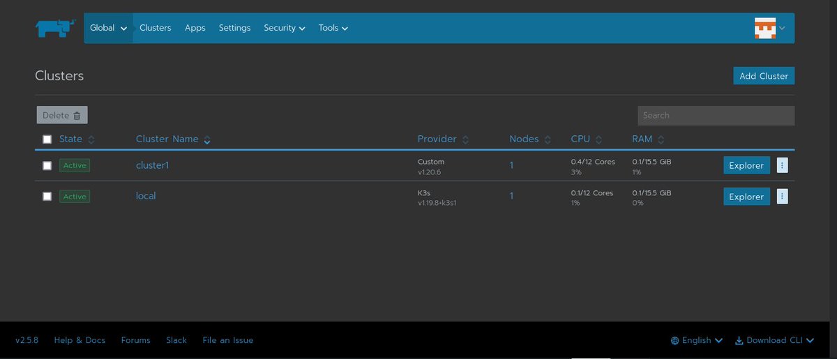 AFKTactical's tweet image. Oh Snap! I&apos;ve got Rancher installed on my #homelab! Thanks @TechnoTimLive for the great tutorial! Now for some #DockerContainers! #K8s