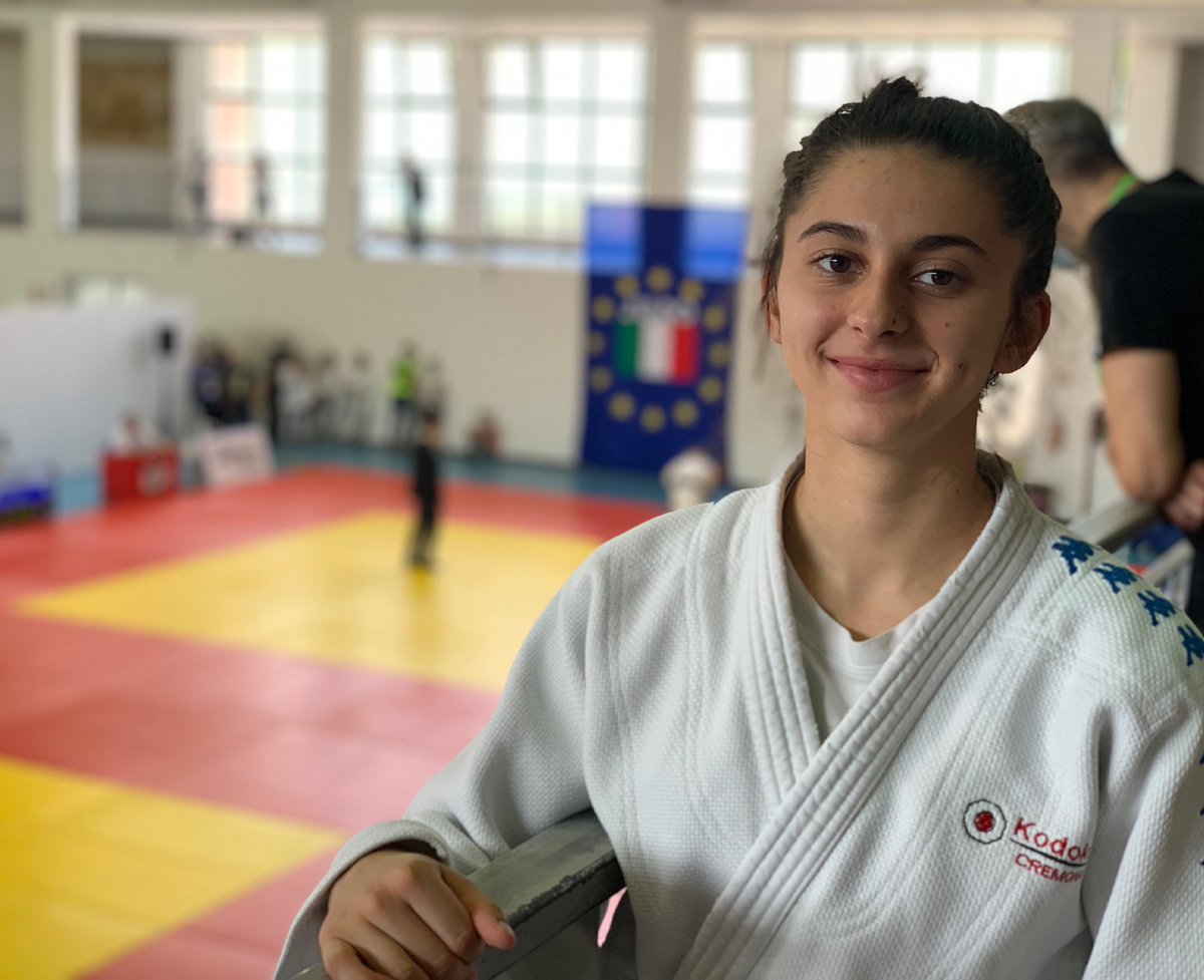 Elisa Guernelli (48 kg) gets the 5th place in #judo #U21 #National #championships and she’s #blackbelt  #kodokan #cremona #50years of #judo #italy #velletri #Rome #fijlkam