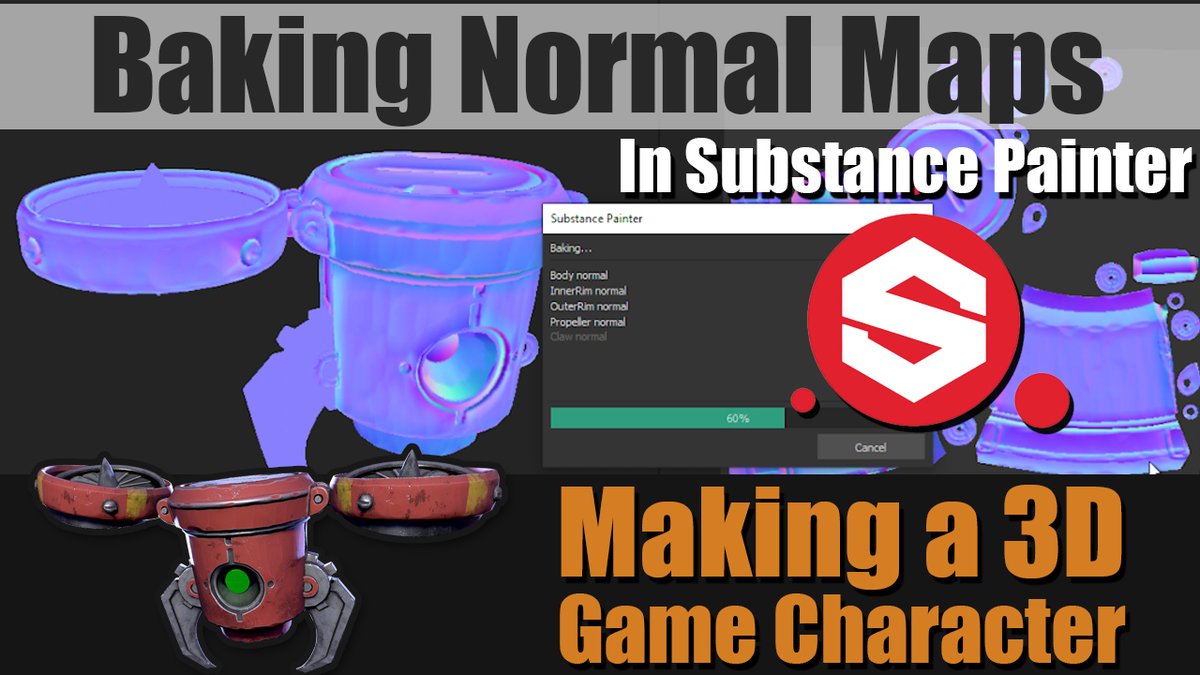 lex_art_drawer's tweet image. Time for a another video tutorial. This time we are baking normal maps! Full video:

youtube.com/watch?v=ltsAWQ…

#normalmaps @bakingmaps #videotutorial