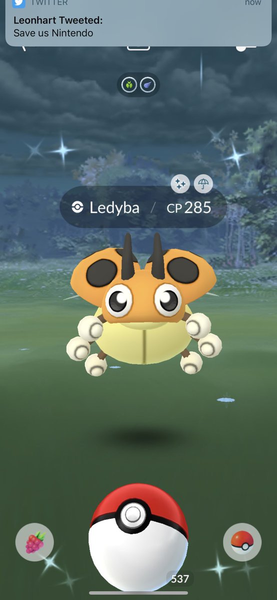 RMartocchio's tweet photo. @LeonhartYT Your tweet brought me shiny luck🤪 https://t.co/9jj08hiAQS