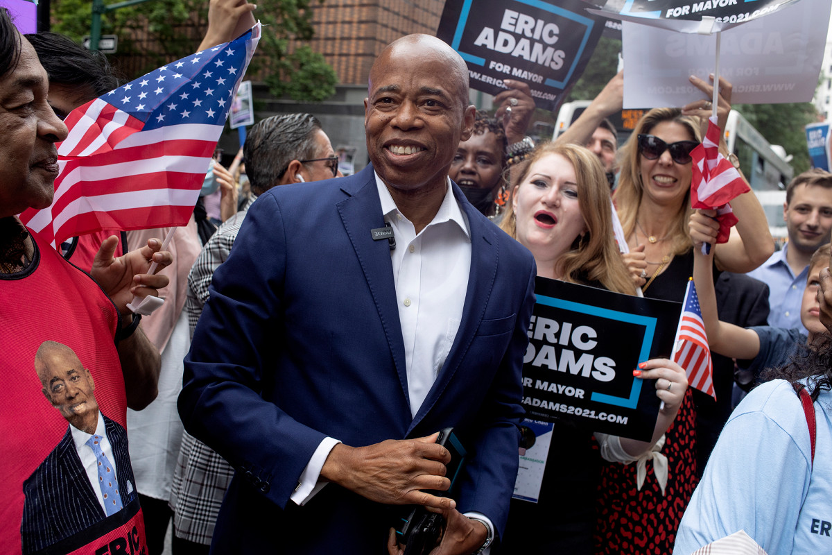 Troopers union backs Eric Adams for mayor, say he's tops on NYC safety