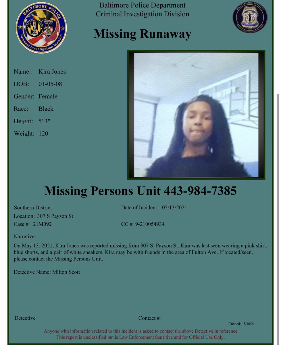 Baltimore Police tweet media