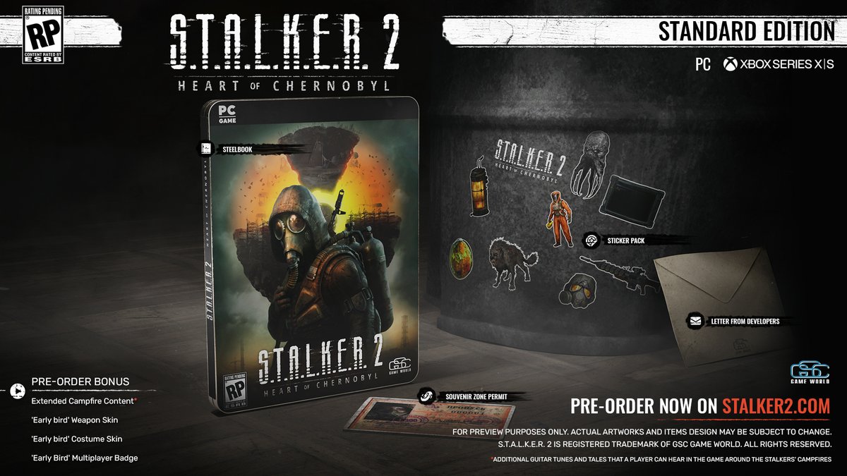 STALKER 2: Heart of Chernobyl for Xbox, PC — Gameplay, trailers