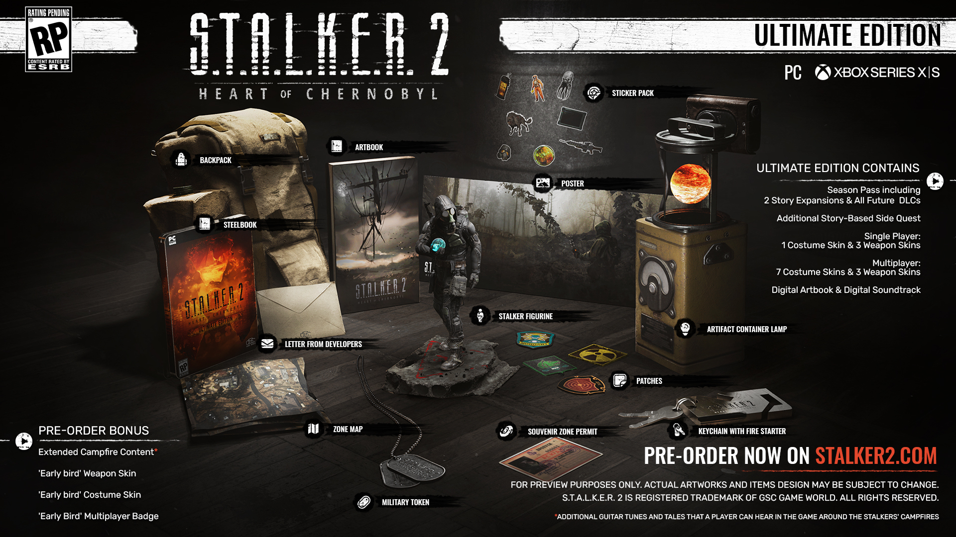 STALKER 2 - Requisitos mínimos y recomendados para la versión de PC