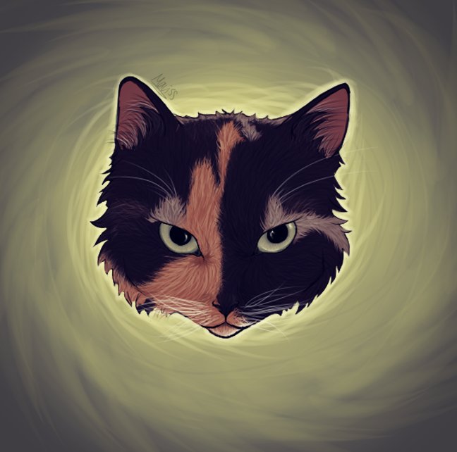CreationsMaviss's tweet photo. Yeah it really took me 7 hrs to complete a headshot of @woIfie1998 kitty, although I enjoyed creating this piece and learned so much along the way! https://t.co/cAqyB3I7fC