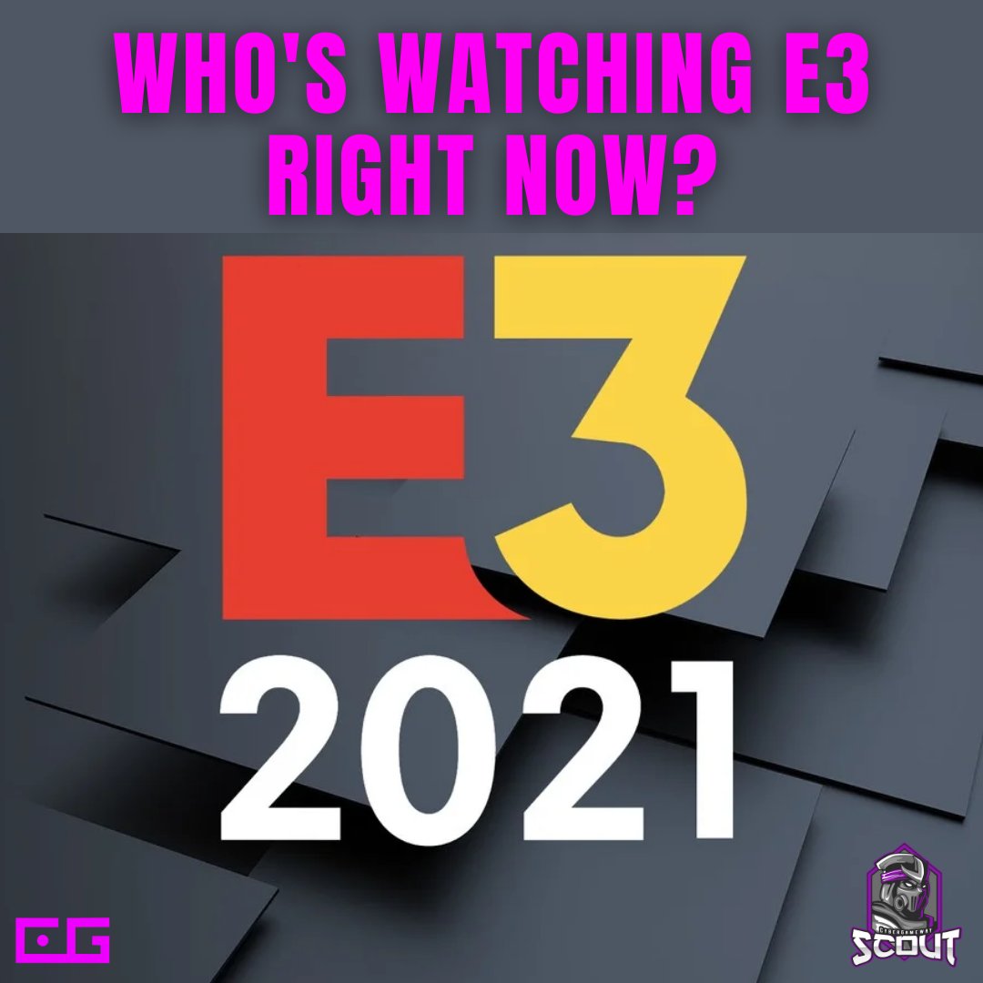 CyberGameway's tweet photo. Who's Watching E3 Right Now?
#CyberGameway #gamingagency #E32021 #E3 https://t.co/pCEvHdAVxw