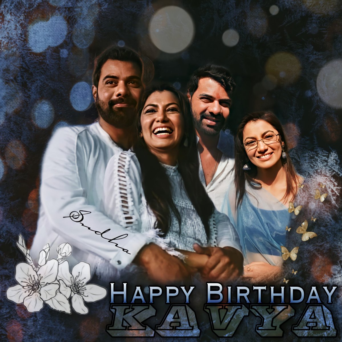 tishasudha's tweet photo. #HappyBirthday @kavyafuggi This birthday I wish you and your family abundance, happiness.&amp; health May lady luck come especially for the birthday #godblessyoualways #yourdreamcometrue #AbhiGya #KumkumBhagya #EditSudha #ShabirAhluwalia #SritiJha #GoodNight #SweetDreams #TakeCare https://t.co/kG1N2qxafb