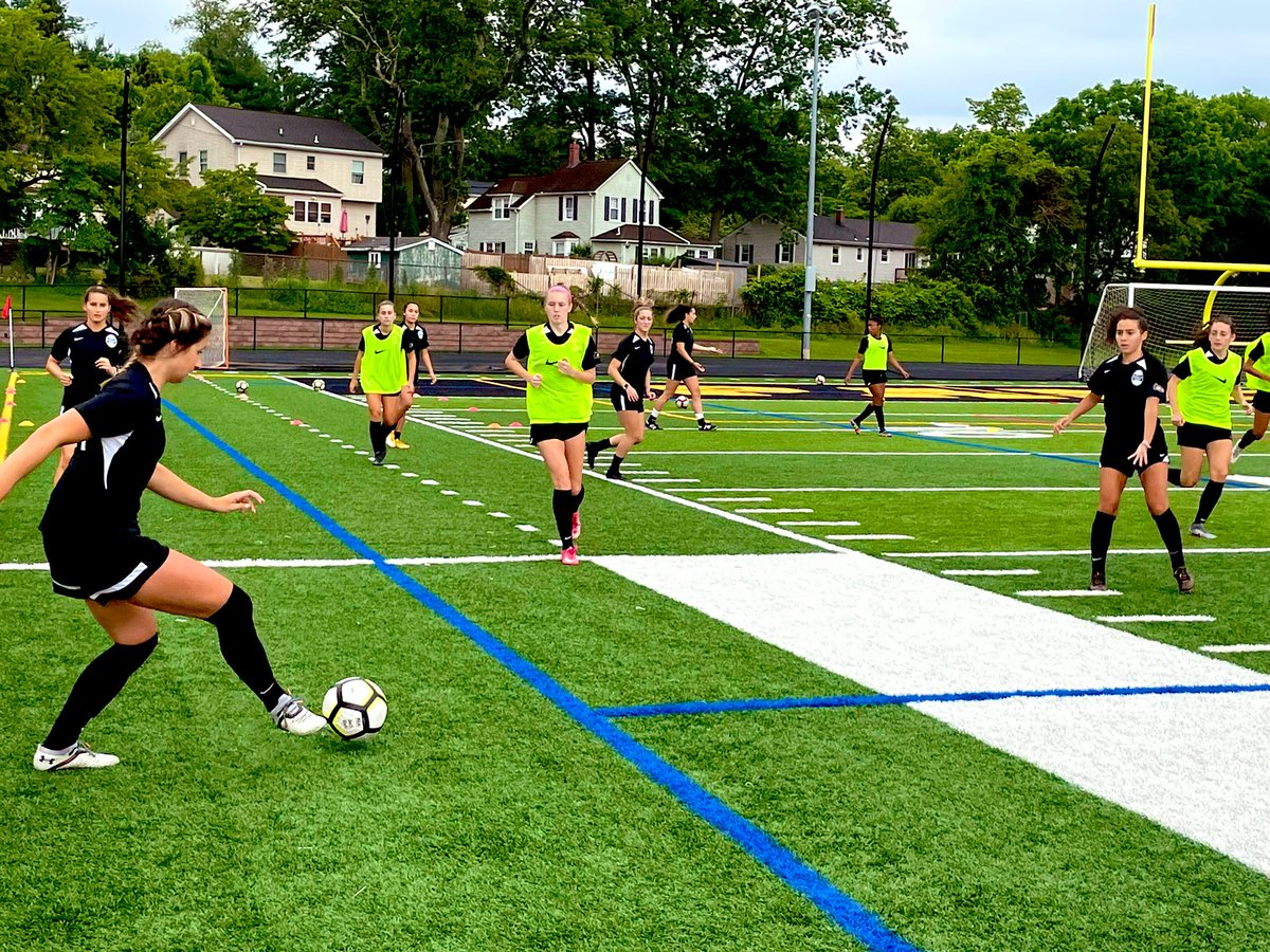 Warm ups. 15’ till kickoff #hergame #matchfitfamily