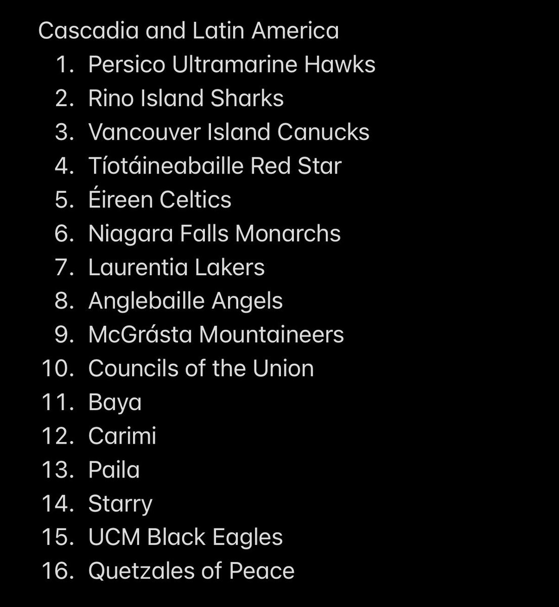 MWCIHock's tweet photo. This is about to get interesting! Here are the 64 teams in the Micro World Hockey League!

A lower division league will also take place this coming season! Dm us for more information!

@rinoislandgob @PersicoMX @ComradeTSmithy @VanIsleColony https://t.co/v6U3Rfg64I
