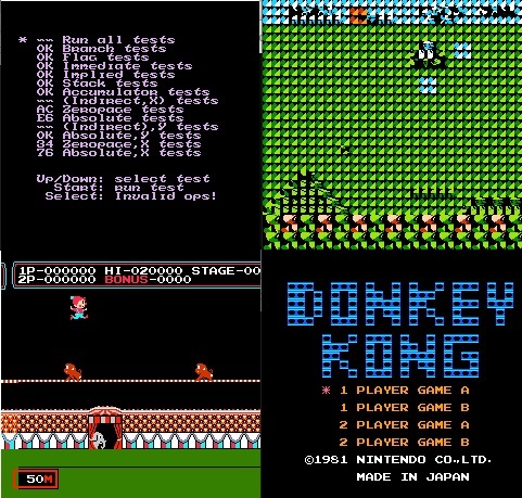 rrcmenezes's tweet photo. my Nintendo Emulator CPU and its adressing modes. Improvements have been made to achieve my goal: Super Mario Bros fully playable :)
Donkey Kong working and fully playable
Circus Charlie Running without scrolling though
SMB glitchy
#nedev #8Bits #NESTEST #Emulation https://t.co/dSQiKTnxQY