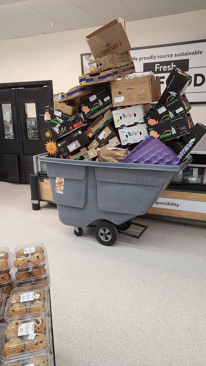 RadioKD4PAT's tweet photo. Found this at Walmart.  I don't know how they got that last box up so high. https://t.co/vhfmNt09XH