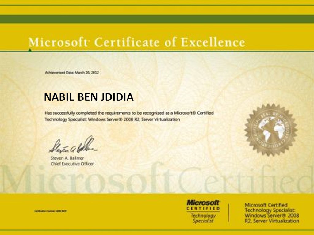Tunisiaeduc's tweet photo. Microsoft Certificate of Excellence Server https://t.co/XJcHiL6eRH