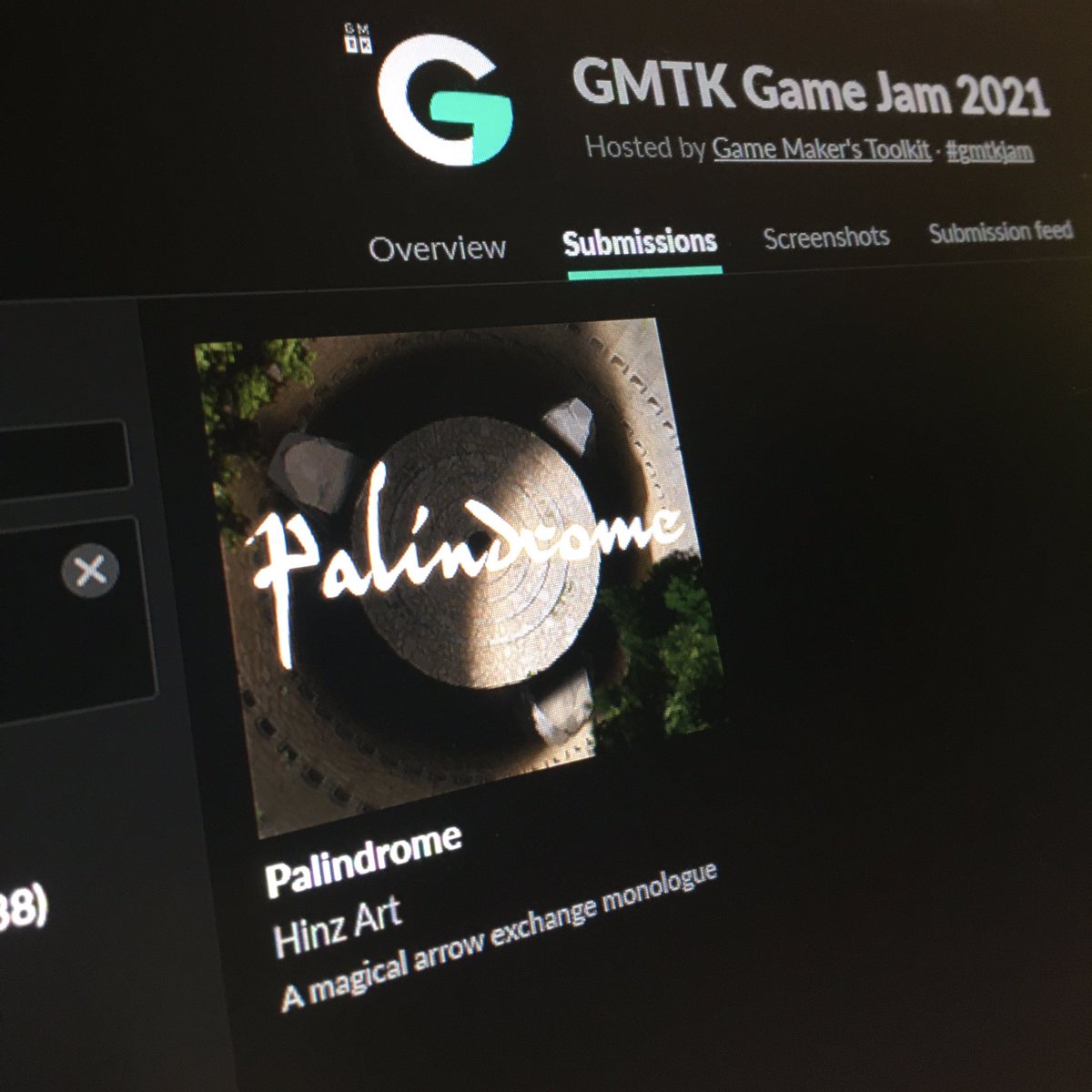 I created this game during the #gmtkjam2021 Here you can check out my submission and play the game called „Palindrome“ itch.io/jam/gmtk-2021/… Hope you enjoy it :) #gamedev #gmtkgamejam2021 #gamedesign #gameart #conceptart