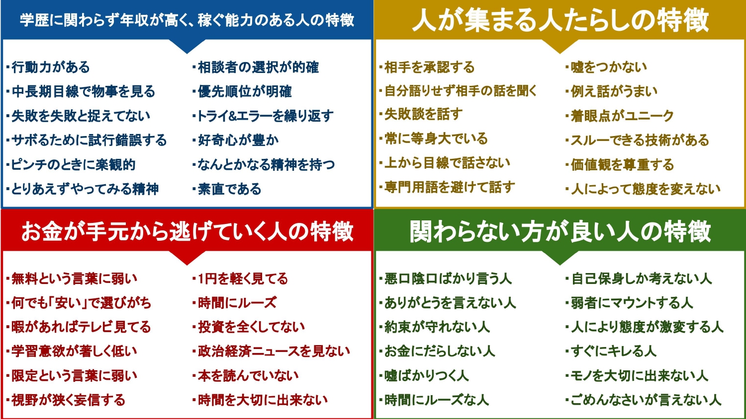 オクシン 仕事のできない上司が考えた 人生と仕事が豊かな人になるための特徴 を全部まとめたという話 T Co 7bzxqx70rk Twitter