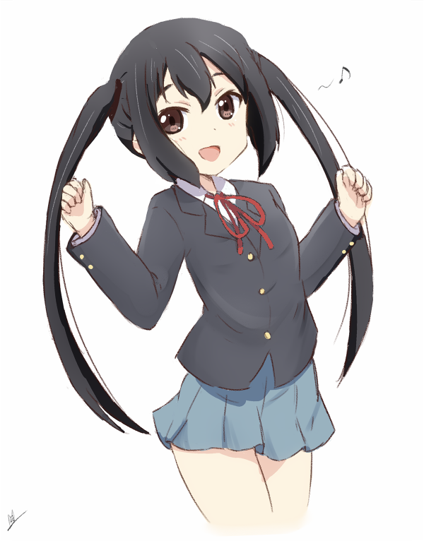 中野梓 「あずにゃん

#けいおん 」|MA-2㌠のイラスト