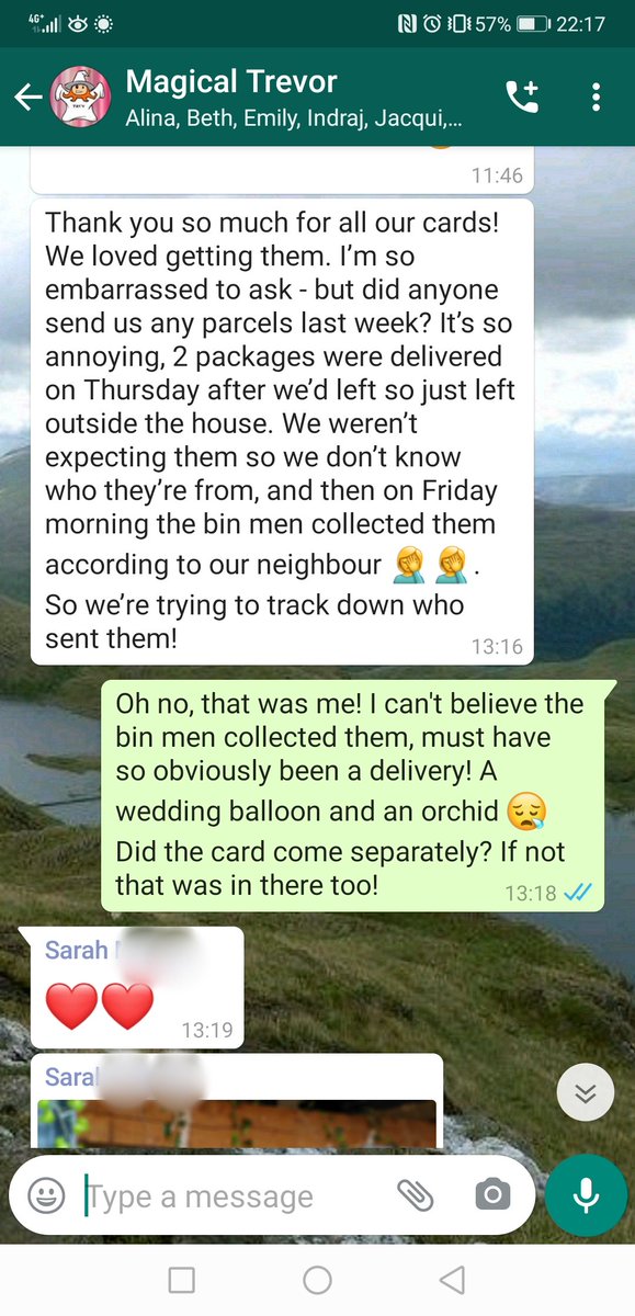 GeorgeWolves's tweet image. Kind people @MoonpigUK, refuse collectors took my friend&apos;s wedding presents (order YC7SVXU) delivered to &apos;a safe place&apos; by @YodelOnline... please can one of you fix this?
