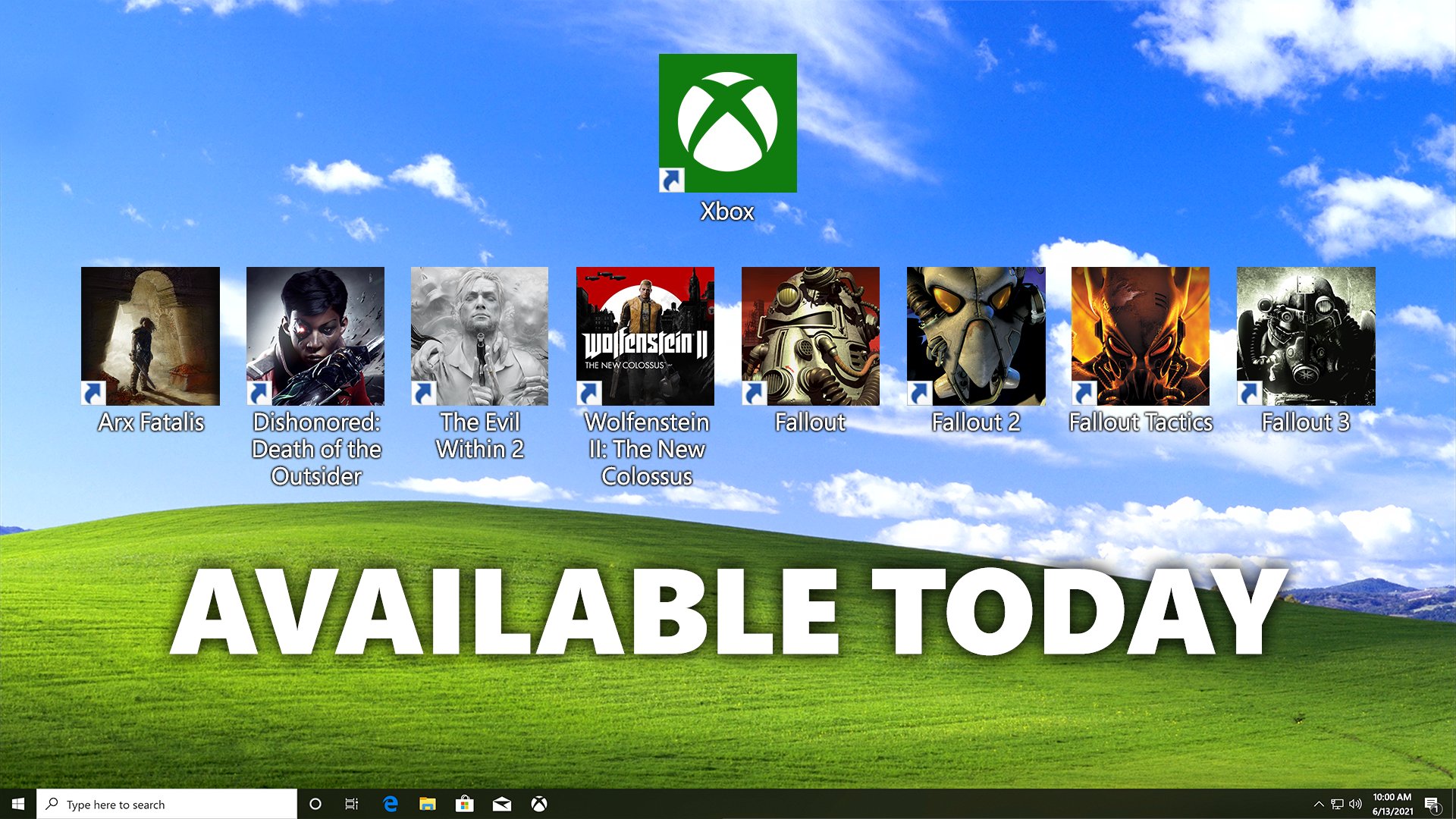 X에서 PC Game Pass 님 : "Available Today: Xbox & Bethesda Games.