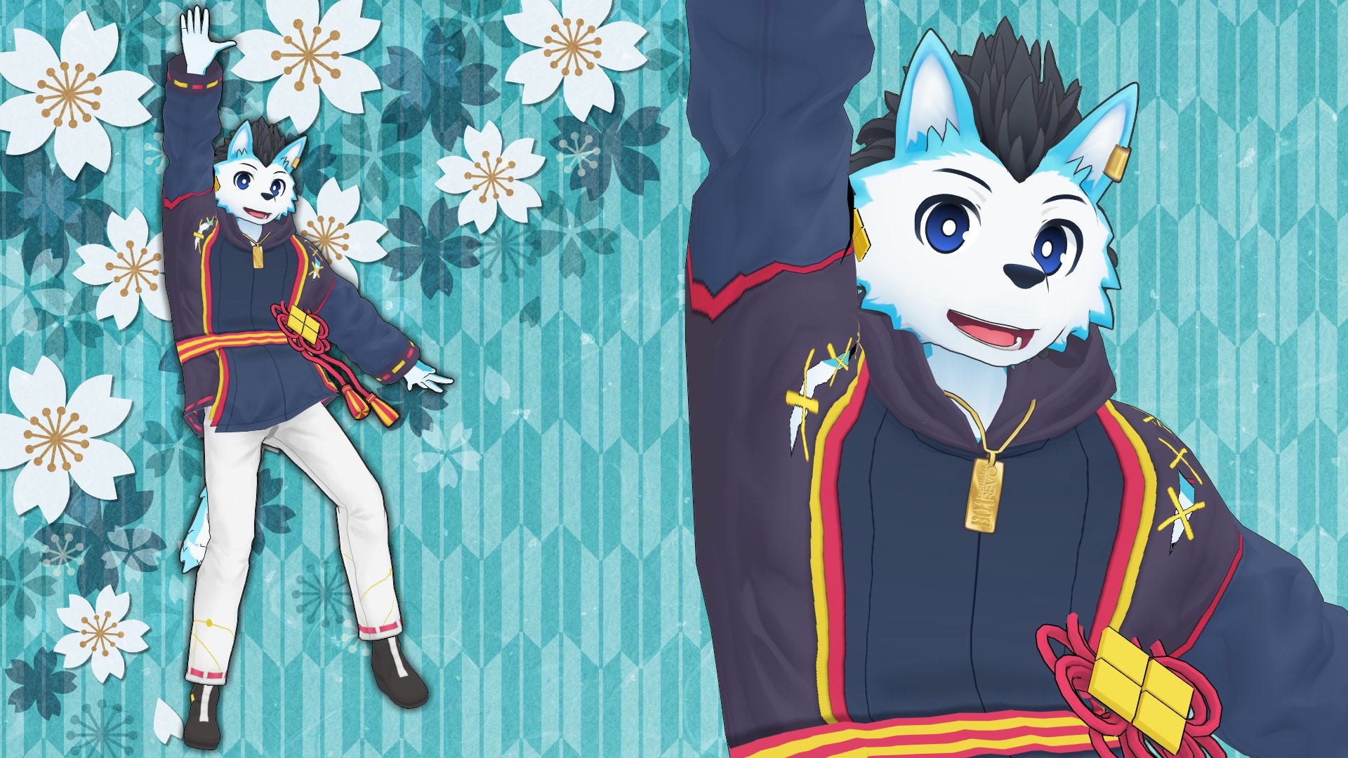 A I Voice発売中 式狼縁 式大元 合成音声キャラ公式 ボクの名前は式狼縁 株式会社mugenのマスコット キャラクターだよ Utau音源だと獣音ロウって芸名 朗々とした明るい声が特徴の少年声音声ライブラリーでdeepvocalやtalquやshaberu等ソングも