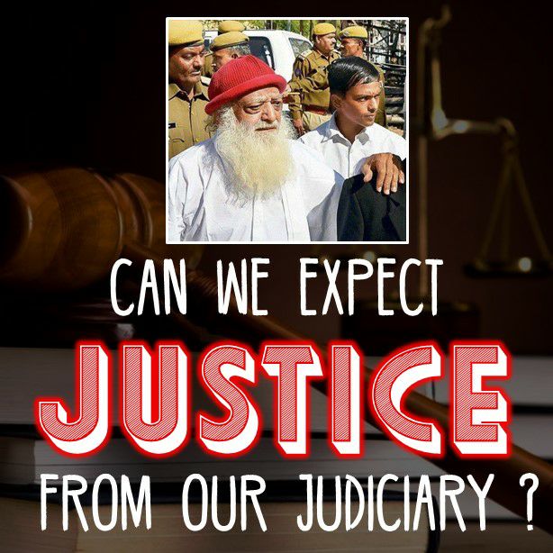 Sant Shri Asharamji Bapu के लिए करोड़ों लोगों की माँग है Justice For Bapuji, क्योंकि सत्ताधारी अंधे बने बैठे है निर्दोष संत पर कानूनी अत्याचार होता देख कर भी जो 31 अगस्त 2013 को शुरू हुआ और आज भी जारी है।
#31August_HistoricalInjustice