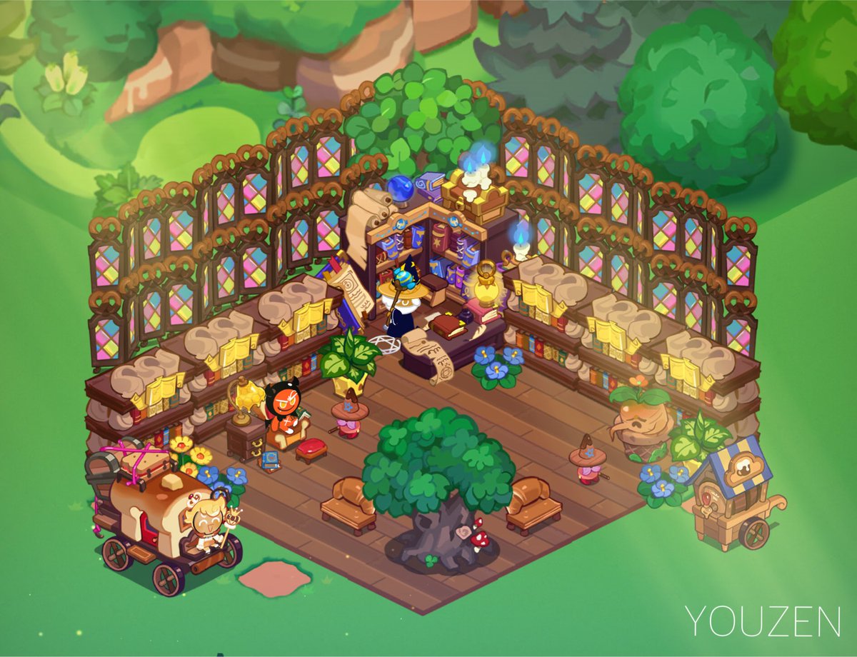 HiYouzen's tweet photo. Mini library and mart ideas📚📚
#cookierun #CookieRunKingdomTH #cookierunkingdom #cookierunkingdomfanart #cookierunkingdomlayout https://t.co/BXGy4Stk68