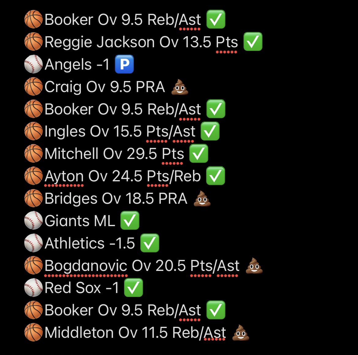 Prof_Locks's tweet image. 🚨VIP Weekly Recap🚨

10-4-1 (71.4%) ➡️  +4.74u 🔥🔥🔥

Now 49-35-3 (58%) ➡️ +24.76u YTD

Still only $25 a month, DMs open 📲