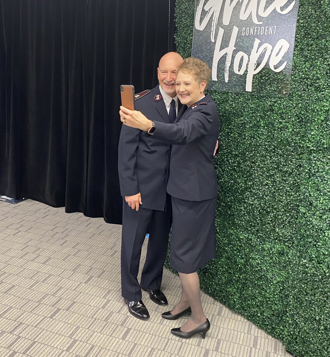 jonivor's tweet image. We had a great Congress weekend with @GeneralBPeddle Here is a little post Congress selfie activity with Commissioner’s Brad and Heidi Bailey.  #soldierscongress2021