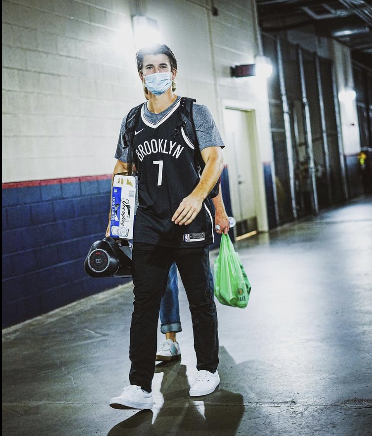 Phillies' Luke Williams wears Brooklyn Nets jersey for good reason