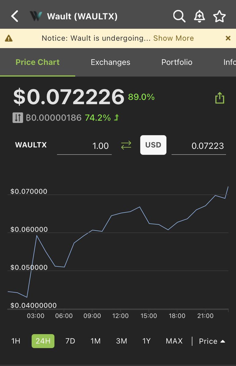 unclebobcrypto's tweet photo. $WAULTX &amp; $WEX 

Cross chain #DeFi on #BinanceSmartChain &amp; #MATIC

Unbelievable yield to be had on @ElevenFinance and @Wault_Finance amongst others

This will be end up being one of my best investments ever https://t.co/tDspiIx1nk