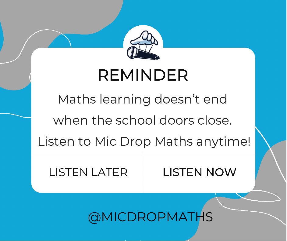 MicDropMaths's tweet photo. With the school year ending soon, use this summer to catch up on @micdropmaths Ep. 1-8. 🎤 Oops! Spoiler Alert! Ep. 8 is about to drop soon!  #micdropmaths #applepodcast #spotifypodcast #stitcherpodcast #screenfreekids #screenfree #elementaryschool #homeschool #4thgrade #5thgrade https://t.co/pcTo02I58p