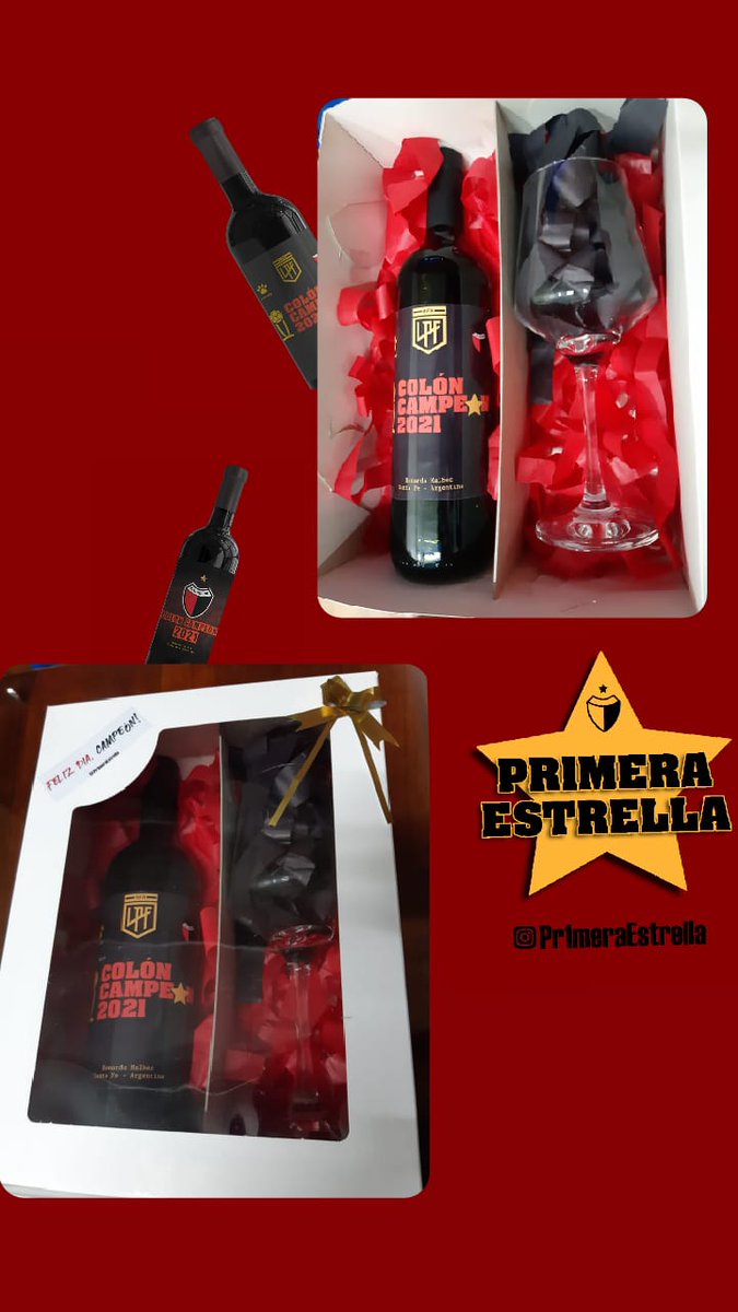 ❤️🖤⭐ 𝗦𝗢𝗥𝗧𝗘𝗔𝗠𝗢𝗦 un COMBO DE CAMPEÓN❤️🖤⭐ 

Gentileza del emprendimiento "LA PRIMERA ESTRELLA"

🍷 VINO SABALERO + COPA

Requisitos:
1⃣ Seguí ésta cuenta 
2⃣ DARLE RT 

⏱️Hasta miércoles 16/06

👉 SORTEO APTO PARA PERSONAS QUE HAYAN SALIDO CAMPEONAS