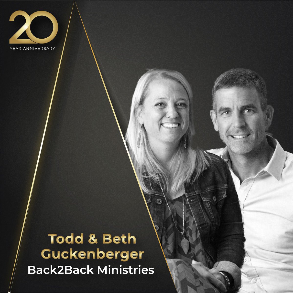 MunozFoundation's tweet photo. In honor of Jim, but also his late wife Cheryl, the award will now be named The Jim and Cheryl Semon Award. The Jim and Cheryl Semon Award is being awarded to the leaders of @b2bministries, Beth and Todd Guckenberger because of the positive light they shine into this world. https://t.co/yyEyRUqm9N