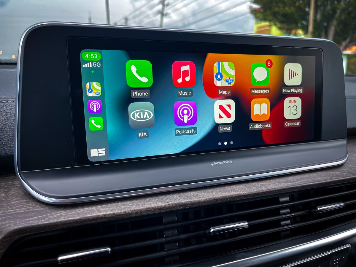 PuckyPacheco's tweet image. iOS 15 en Apple CarPlay! 🚗 #ios15beta