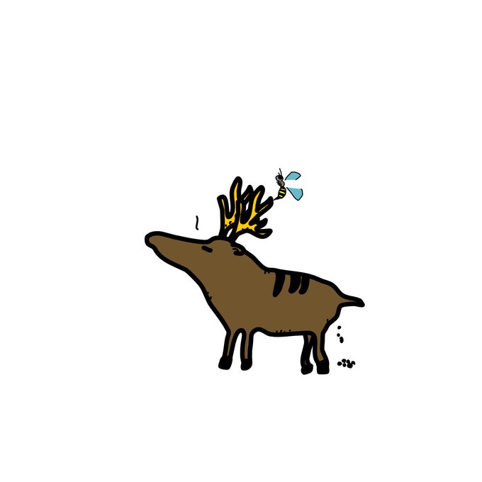 鹿の角のtwitterイラスト検索結果 古い順