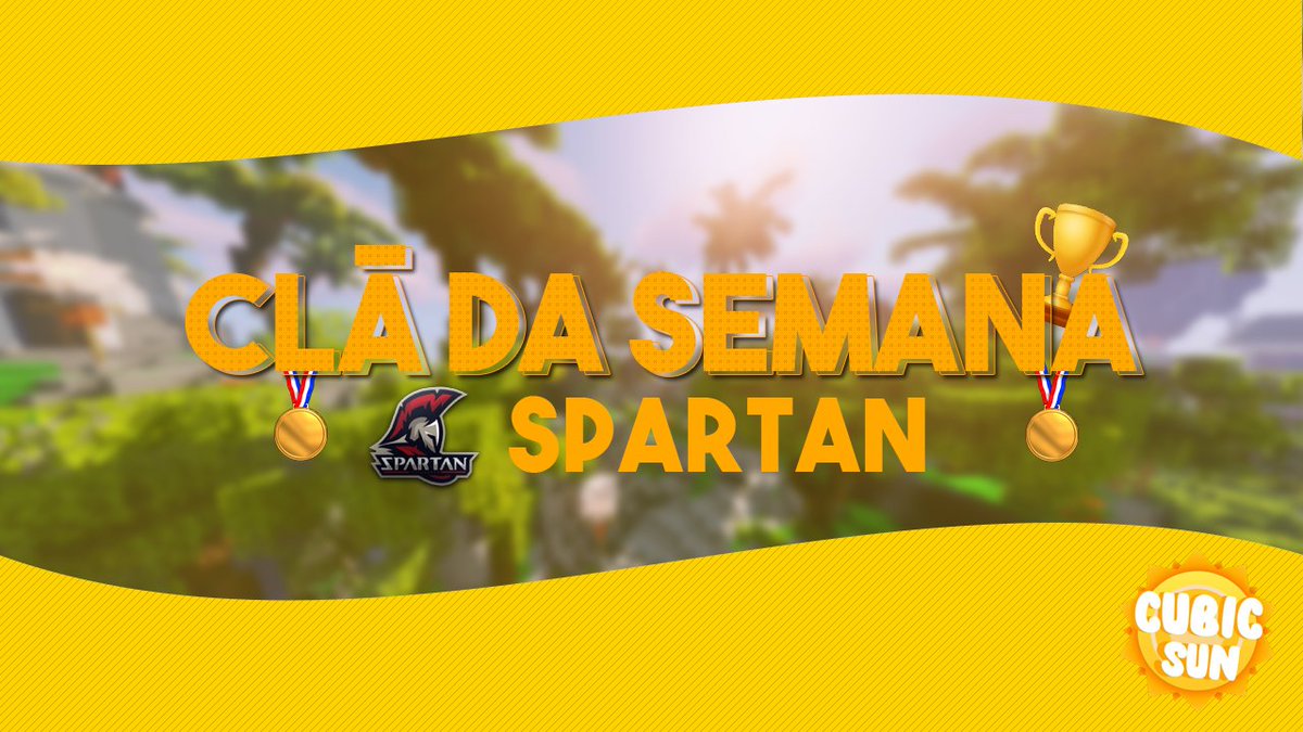 CubicSunOficial's tweet photo. 🏆 | Clã da semana,

O clã em questão conta com mais de 1 ano de história na comunidade, os soldados e guerreiras spartanos(as) ficam com o título de clã na semana. Parabéns @Spartan80899781! https://t.co/qXjgD5qZcN