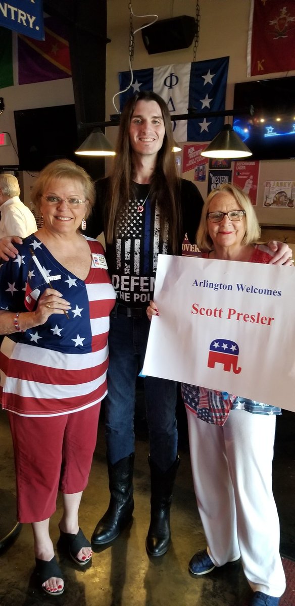 Thank you, <a href="/ScottPresler/">ThePersistence</a> for coming to Arlington, Tx!! The Arlington Republican Club was blessed with your awesome knowledge!!! You're a true inspiration to all who hear you!