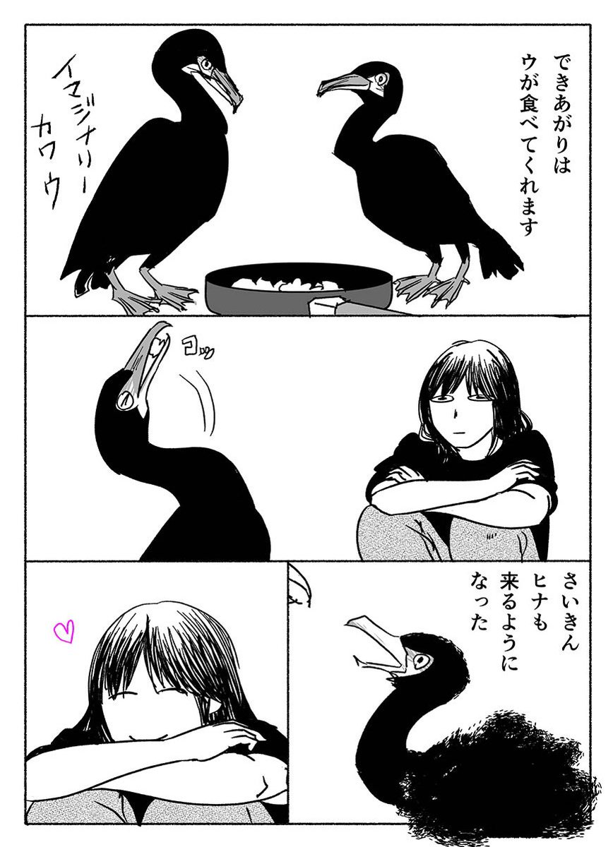 おはようございます
昨夜雷こわかった
#カワウ
#漫画
#安心してくださいフィクションです 